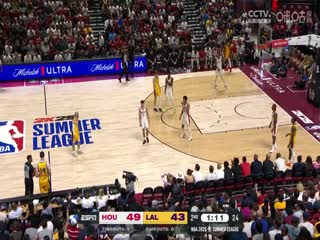 NBA夏季联赛 火箭VS湖人 20240713